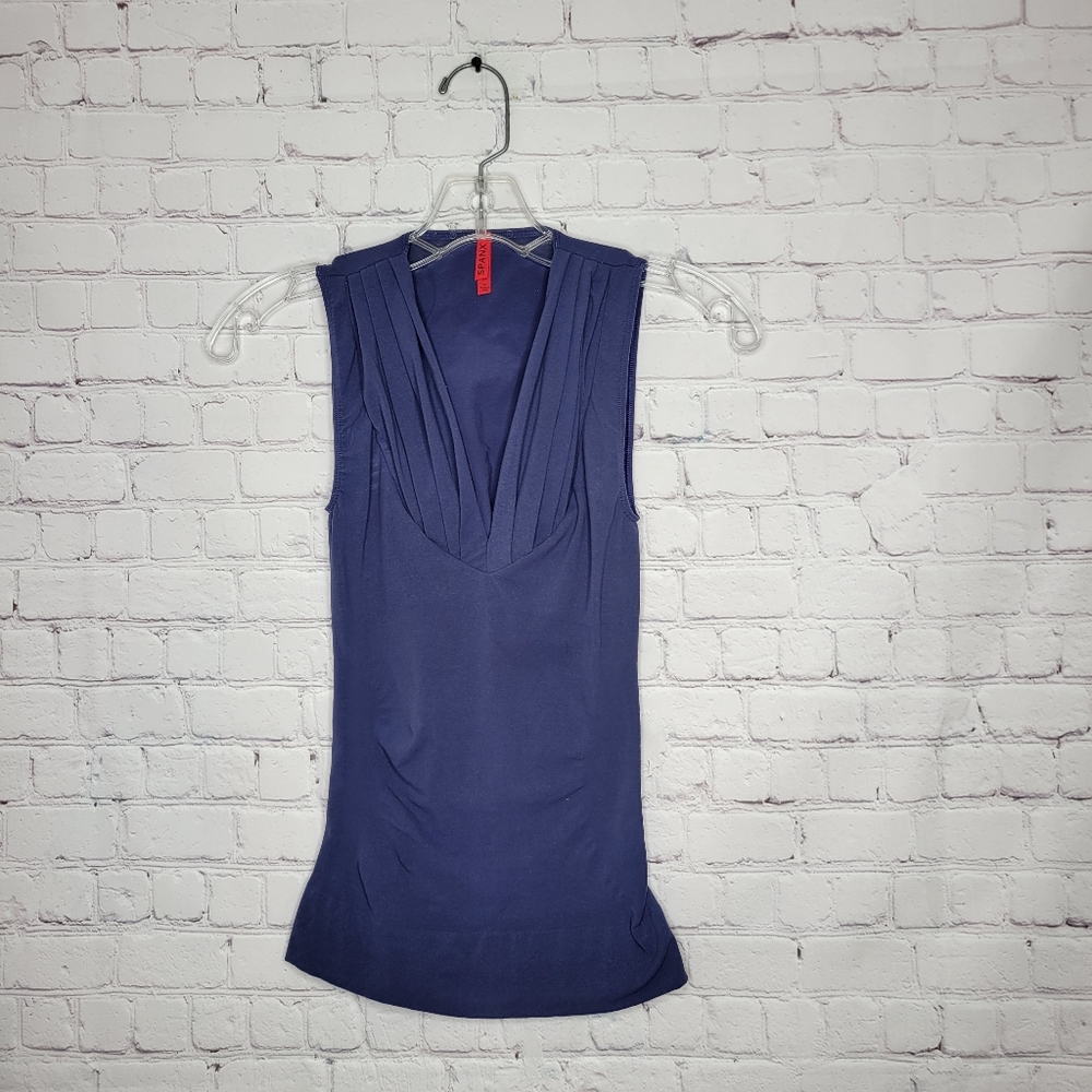 Spanx On Top And In Control Draped V Sleeveless B… - image 1